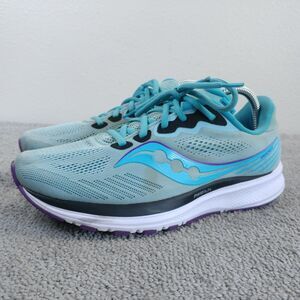Saucony Ride 14 Womens Size 10 Running Shoes S10650-20 Blue Sneakers Low Top